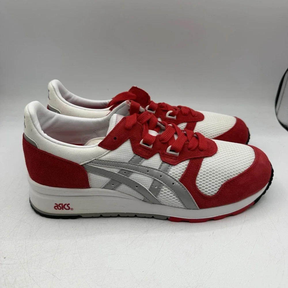 Asics Gel Epirus Shoes Mens Sz 10 White/Light Grey/Red Sneakers H413N 0113